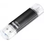 Hama Laeta Twin Memoria USB 128 GB, USB Type-A y Micro-USB, USB 3.2 Gen 1, negro 00181099