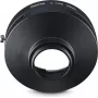 Hama Adaptador de objetivo para objetivos Nikon F-Mount en cámaras C-Mount, metal, Negro (00030771)