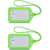 Hama Etiqueta para equipaje, 9 x 5 cm, pack de 2, verde (00178162)