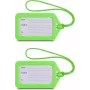 Hama Etiqueta para equipaje, 9 x 5 cm, pack de 2, verde (00178162)