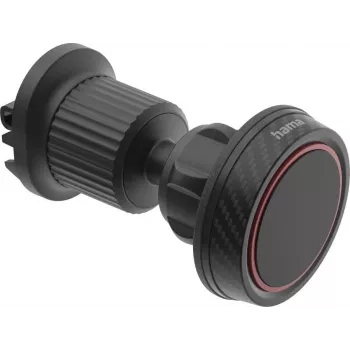 Hama Soporte magnético para ventilación de coche para móvil, giro 360°, universal 00222575