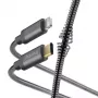 Hama cable metálico USB-C a Lightning de 1,5 m antracita