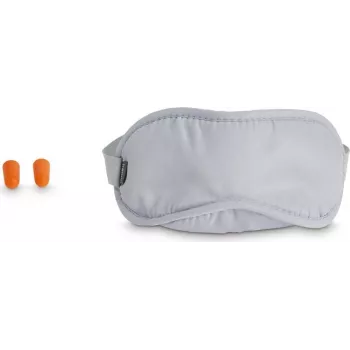 Hama Antifaz acolchado con dos tapones para los oídos, gris (00178166)