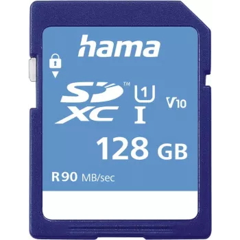 Hama tarjeta de memoria SDXC 128GB Clase 10 UHS-I 00124137