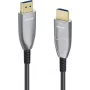 Hama Cable óptico activo HDMI Ultra High Speed, 8K, 10 m, aluminio, certificado 00202035