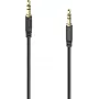 Hama Cable de audio estéreo de 3,5 mm ultrafino chapado en oro 1,5 m 00202012