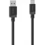 Hama Cable de carga y datos USB-A a USB-C, 1 m, negro 00201811