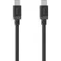 Hama Cable de carga USB-C a USB-C, 60W Power Delivery, 1 m, negro 00201806
