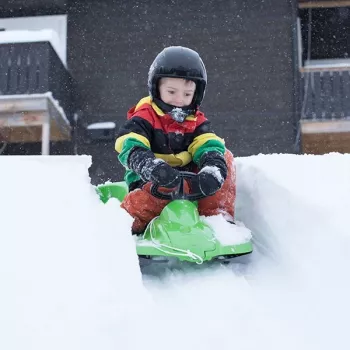 Hamax Sno Zebra Snow Racer verde polietileno