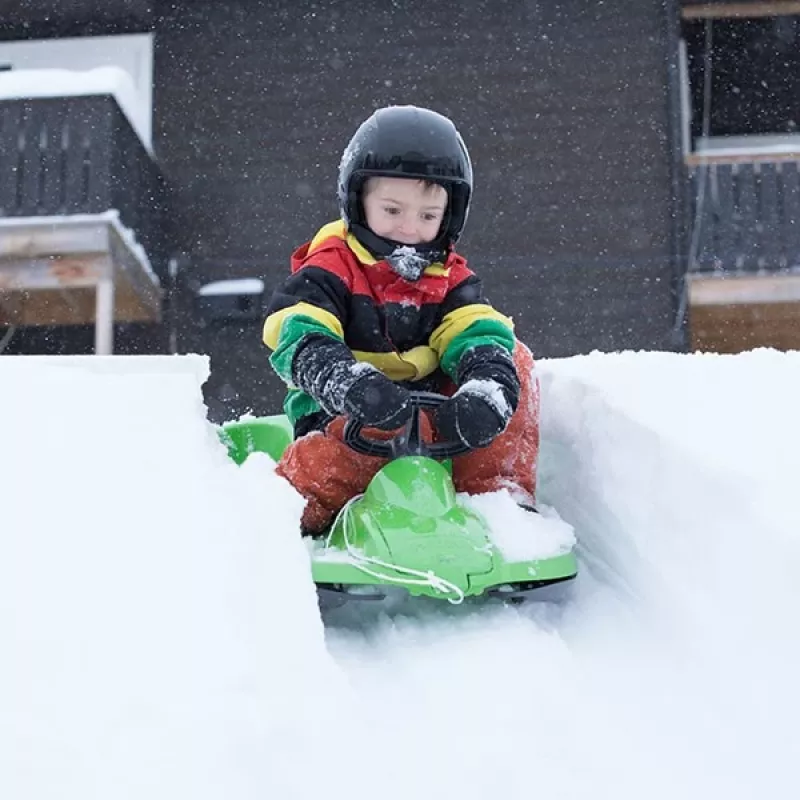 Hamax Sno Zebra Snow Racer verde polietileno