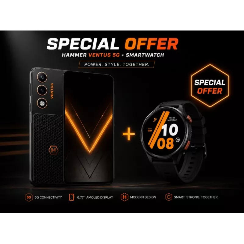 Hammer Ventus 5G smartphone 5G 6,77