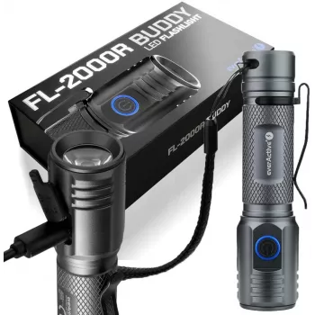 Linterna portátil 20W LED everActive FL-2000R Buddy 2000 lúmenes IPX4