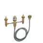 Hansgrohe Grifería de baño HG 4 orificios conjunto básico empotrado y visto