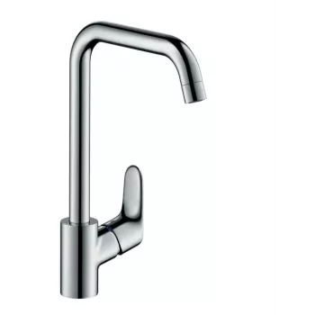 Grifería monomando de cocina Hansgrohe Focus M41 inox 31820800