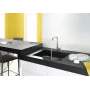 Grifería monomando de cocina Hansgrohe Focus M41 inox 31820800