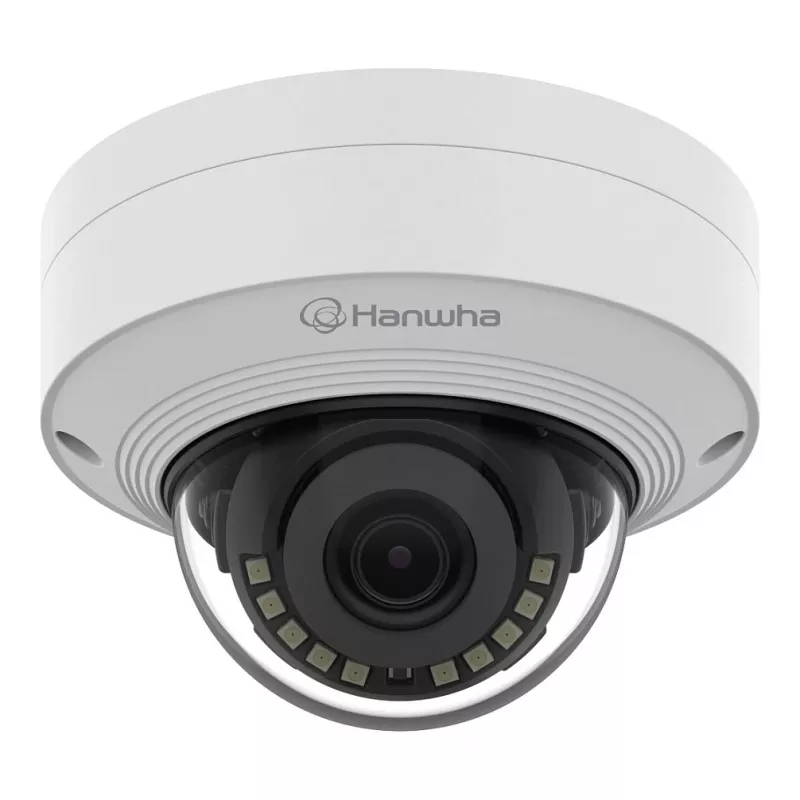 HANWHA QNV-C9011R Cámara domo de red 8MP IR, 3,0mm, IA, H.265, PoE, IP66, IK10