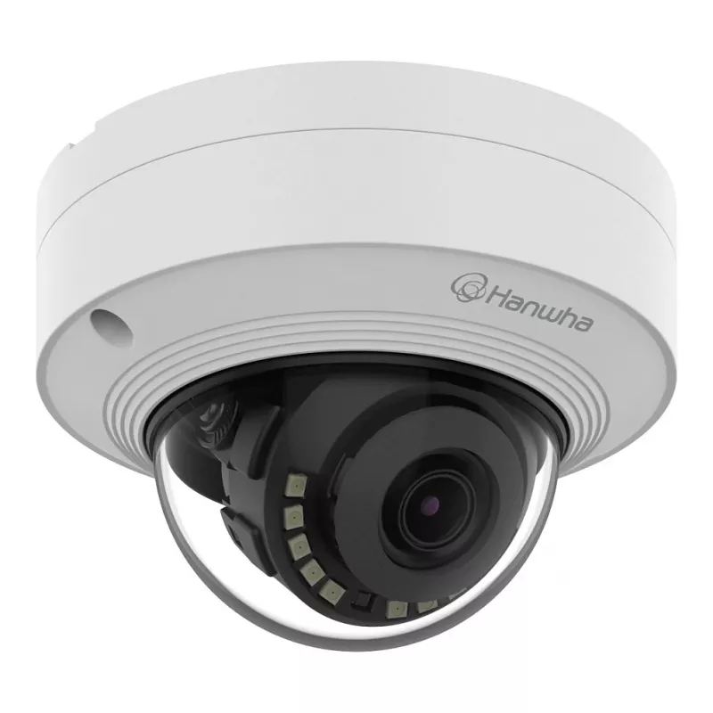 HANWHA QNV-C9011R Cámara domo de red 8MP IR, 3,0mm, IA, H.265, PoE, IP66, IK10