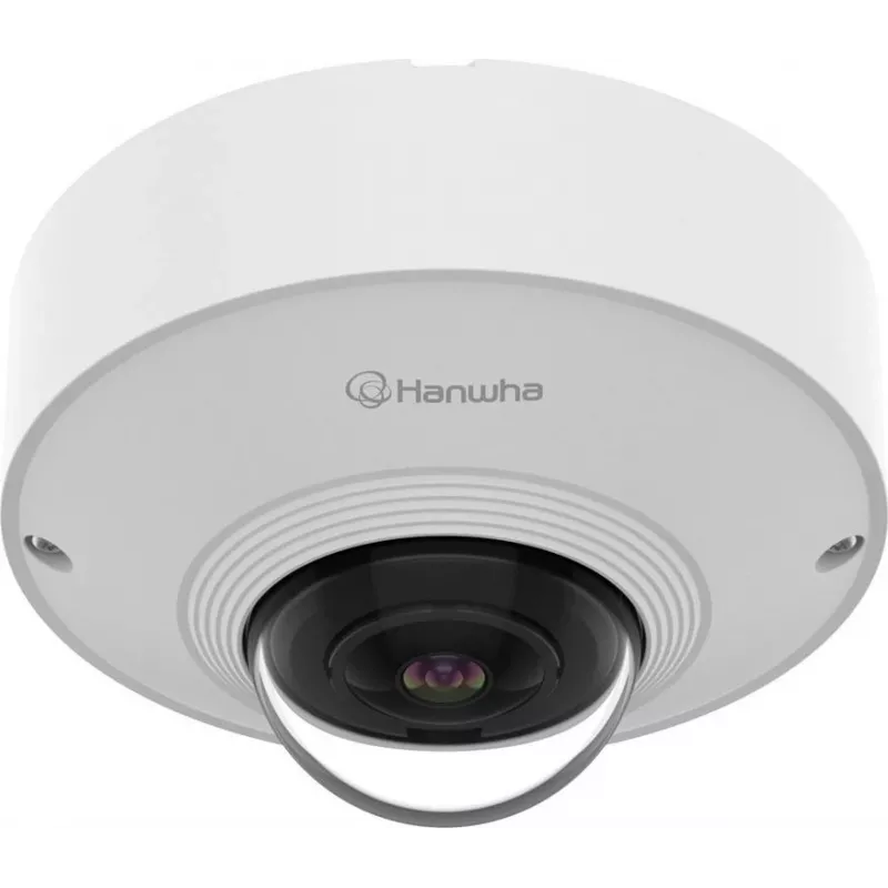 Hanwha Vision QNF-C9010V Cámara IP domo fisheye 360° de 12MP