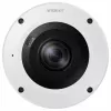 Hanwha XNF-9013RV cámara IP fisheye exterior 12MP con PoE, IR, IP66, IK10