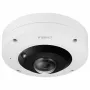 Hanwha XNF-9013RV cámara IP fisheye exterior 12MP con PoE, IR, IP66, IK10