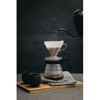 Hario V60 cafetera de goteo plástico talla 02 - transparente