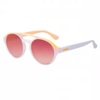 Gafas de sol unisex Havaianas Sancho - Montura azul, lentes grises, 53/19/145 mm