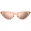 HAVAIANAS Gafas de Sol Mujer PIPA-9R6 Rectangulares - Montura Negra, Lentes Grises, Protección UV400