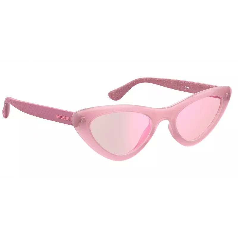 HAVAIANAS Gafas de sol de mujer PIPA-EQK-13 - Montura de acetato, lentes degradadas marrones, ancho de lente 53 mm