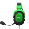 Havit H2002d Auriculares gaming con micrófono, negro/verde