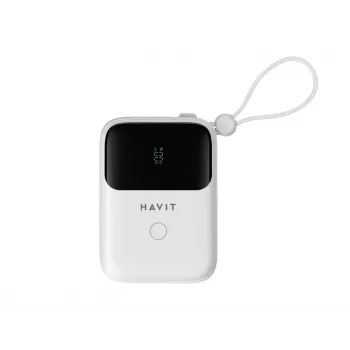 Havit PB5215 Batería externa 10000 mAh blanca
