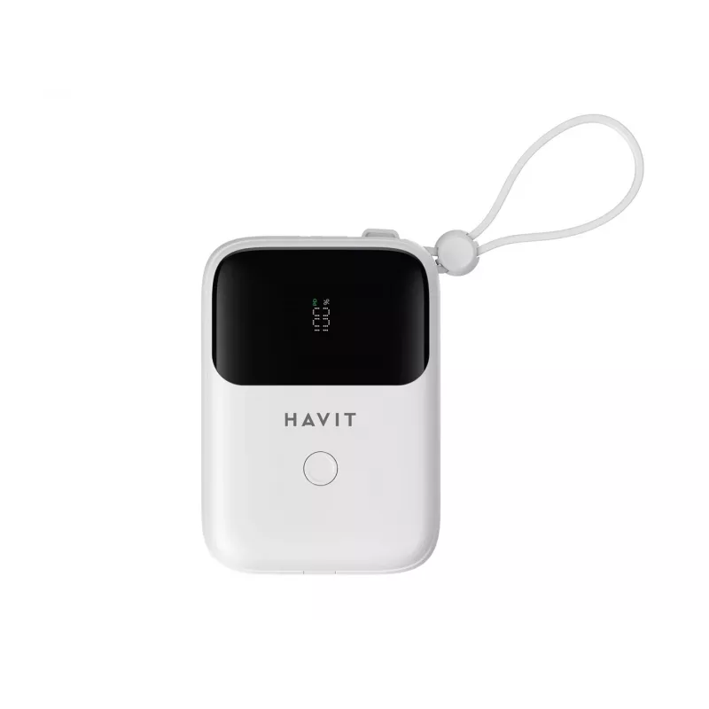 Havit PB5215 Batería externa 10000 mAh blanca