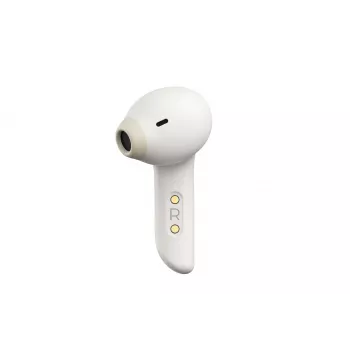 HAVIT TW974 Modern Buds Auriculares True Wireless Stereo con Bluetooth 5.3, drivers de 10mm, IPX4, control táctil, estuche de carga USB-C, 20h de reproducción total – Beige
