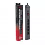 Hawk HWPS501GY regleta de enchufes 1,5m gris 5 tomas Schuko