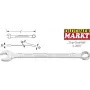 HAZET 600N-5.5 llave combinada 5,5 mm, cromo-vanadio, DIN 3113
