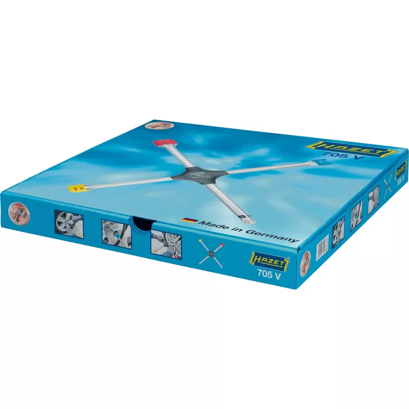 HAZET 705V llave de carraca en cruz 17/19/21 mm