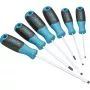 HAZET Juego de destornilladores 811/6, 6 piezas, azul/negro, antideslizante