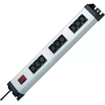 Heinrich Kopp POWERversal Regleta de enchufes 3x3 tomas, 9x C13, 1,4m, 250V/10A 2274.2001.0