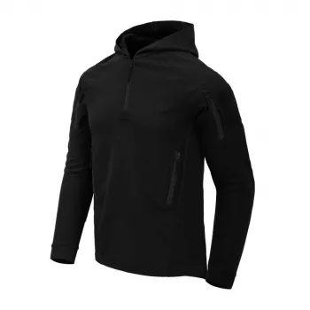 Helikon-Tex Tactical Hoodie - negro - sudadera con capucha táctica urbana ligera, transpirable y con gestión de la humedad con cremalleras YKK