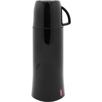 Helios Elegance botella isotérmica al vacío 0,75 L negra 5443-002