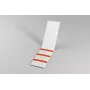 HellermannTyton HELASIGN Etiquetas autolaminadas para marcado de cables, rojo/transparente, 19 x 38 mm, 60 etiquetas (10 hojas de 6), PVC 598-31402