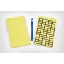 HellermannTyton TAG121B-270-YE Etiquetas de vinilo autoadhesivas despegables, 27x12mm, Amarillo, pack de 600