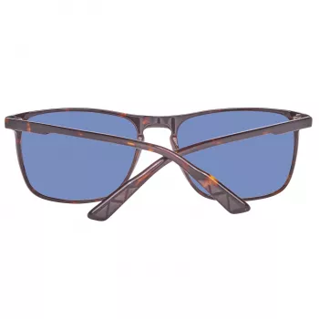 Helly Hansen HH5004-C01-57 Gafas de sol rectangulares para hombre, montura negra, lentes grises, 57/18/140 mm