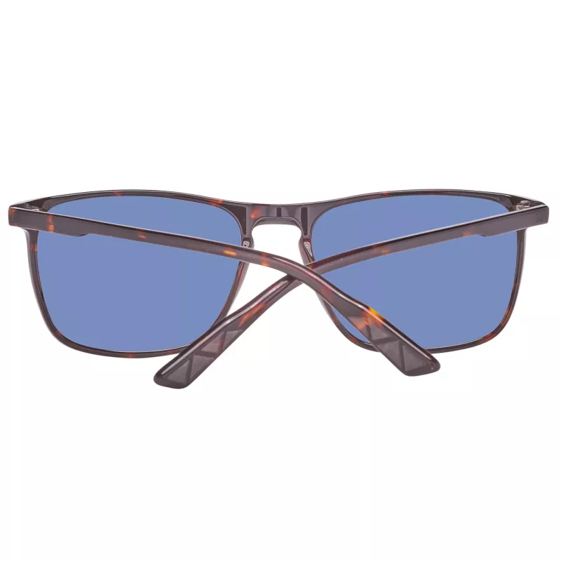 Helly Hansen HH5004-C01-57 Gafas de sol rectangulares para hombre, montura negra, lentes grises, 57/18/140 mm