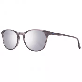 Gafas de sol unisex HELLY HANSEN HH5009-C03-50, montura negra, lentes gris ahumado, 50 mm