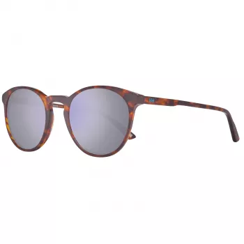 Helly Hansen HH5010-C04-50 Gafas de sol mujer, montura de acetato rectangular, lentes de policarbonato grises ahumadas, 50/22/140 mm