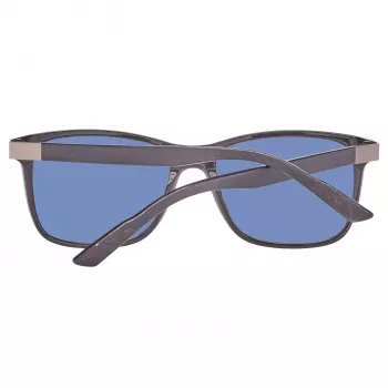 HELLY HANSEN HH5013-C01-56 Gafas de sol para hombre - Montura negra, lentes grises 56/17/145 mm
