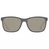 HELLY HANSEN HH5013-C01-56 Gafas de sol para hombre - Montura negra, lentes grises 56/17/145 mm