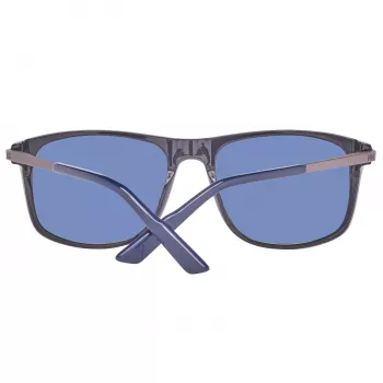 Helly Hansen HH5016-C03-56 Gafas de sol hombre polarizadas, montura negra, lentes gris humo, 56/18/140 mm
