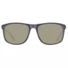 Helly Hansen HH5016-C03-56 Gafas de sol hombre polarizadas, montura negra, lentes gris humo, 56/18/140 mm