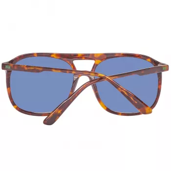 HELLY HANSEN HH5019-C02-55 Gafas de sol hombre deportivas rectangulares, negro mate, lentes gris humo, 55/17/140 mm